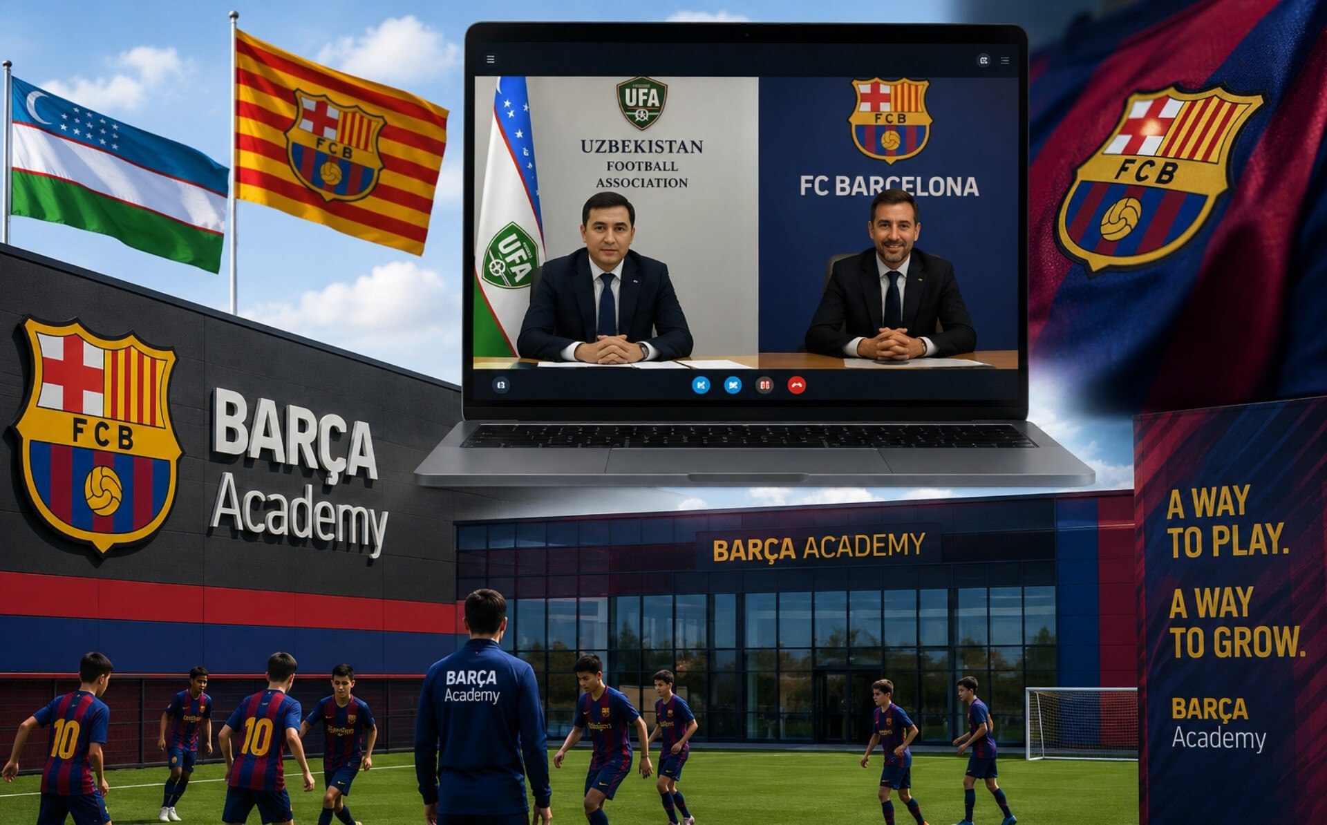 Ўзбекистонда “Barça Academy” очилиши мумкин: ёшлар футболи учун янги имконият