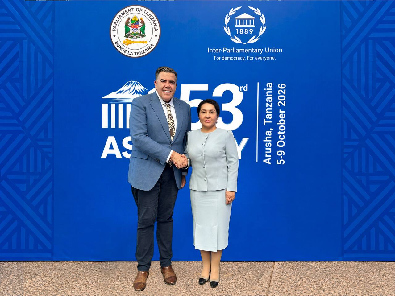 Tanzila Narbayeva Parlamentlararo ittifoq Prezidenti Milton Dik bilan uchrashdi